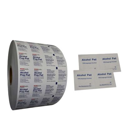 Prodotti farmaceutici Carta di foglio di alluminio per detersivi per disinfezione Soluzione di pacchetti di asciugamani bagnati