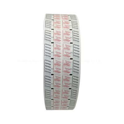 58g taglia di logo personalizzato film di imballaggio rotolo con materiale stratificato e carta speciale