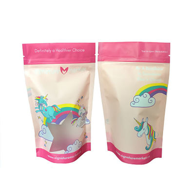 Logo personalizzato di qualità alimentare di plastica Stand Up sacchetto Zip Lock sacchetto di imballaggio per snack