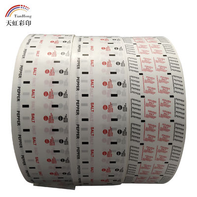 Rollo di carta laminata con rivestimento industriale in PE per bustine di sale di pepe