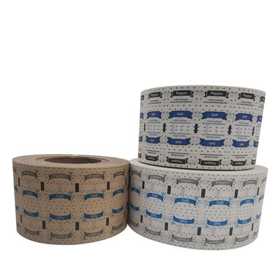 Rollo di carta laminata con rivestimento industriale in PE per bustine di sale di pepe