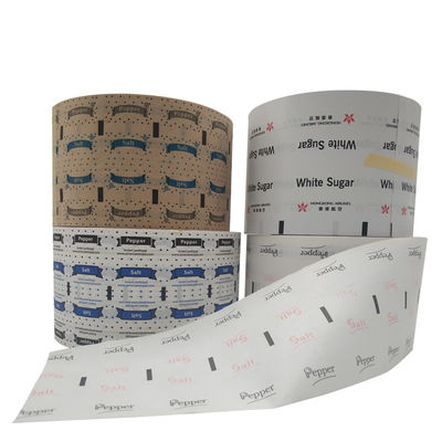 Rollo di carta laminata con rivestimento industriale in PE per bustine di sale di pepe