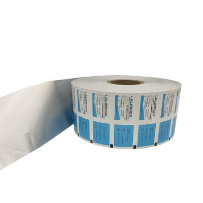 Stampa flessigrafica carta laminata di foglio di alluminio medico per imballaggio di compresse di alcol