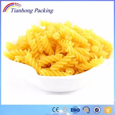 Stampa su misura sacchetto di imballaggio per spaghetti di farina di plastica trasparente