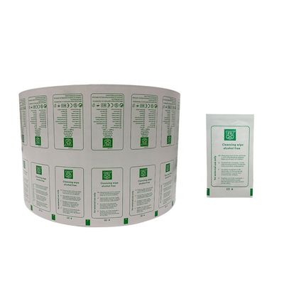 Prodotti utili per la pulizia Imballaggio Carta composita in foglio di alluminio per tampone di preparazione di alcol sterile / tampone pulito