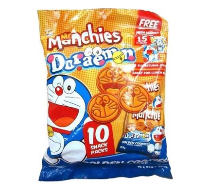 Stampa a gravura in foglio di alluminio Doraemon snack sacchetto di imballaggio in plastica per personalizzazione
