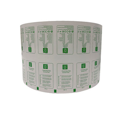 5x5cm Dimensione a lato singolo Alcol Prep Pad Materiale di imballaggio per la stampa flessigrafica