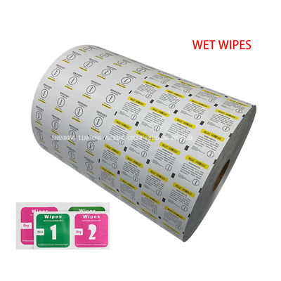 Alcohol Prep Pads Sachet Packaging 73gsm Carta cartonata con barriera antiumidità avanzata