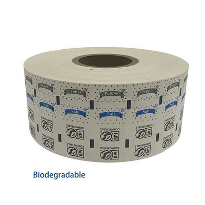 Rollo di pellicola di imballaggio di sale morbido con stampa flessigrafica di tipo PE con carta rivestita e morbido
