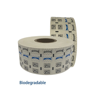 Rollo di pellicola di imballaggio di sale morbido con stampa flessigrafica di tipo PE con carta rivestita e morbido