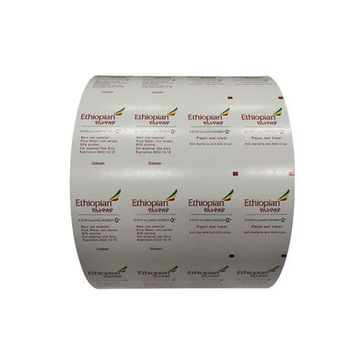 Fogli d'alluminio di taglia personalizzata carta di plastica PET PE film di imballaggio per asciugamani Bzk