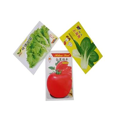 Sigillo termico Sacchetti di imballaggio per semi di ortaggi in plastica personalizzati per l'agricoltura