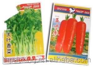 Sigillo termico Sacchetti di imballaggio per semi di ortaggi in plastica personalizzati per l'agricoltura