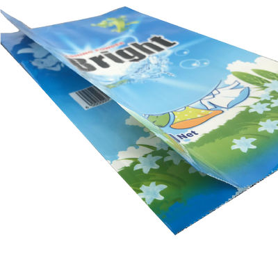 Sacchetto di imballaggio con sacchetto di polvere di lavaggio per detersivi PET/PE personalizzato con disegno di stampa in gravura