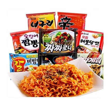 Instand Noodles Food Packing Color Printing Con E Logo Personalizzato