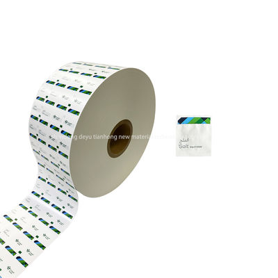 Stampa su misura 58GSM Rollo di carta da imballaggio per 5g di carta speciale per bastoncini di zucchero