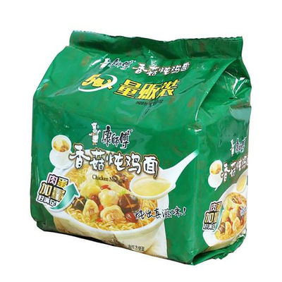 Ramen istantaneo imballaggio Noodle imballaggio Sacchetti di plastica con sacchetto laterale ISO9001 2015/CE