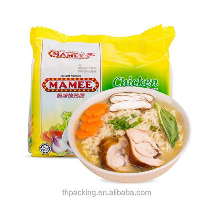Noodle istantanee Sacchetti di imballaggio in plastica BOPP/VMCPP usa e getta Struttura del materiale PET/PE