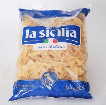 ISO9001/ISO2008 Certificato Colore personalizzato confezionamento di pasta Sacchetto di plastica per alimenti