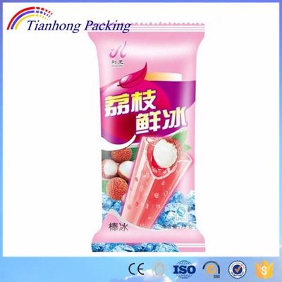 Confezione Bopp in plastica per design personalizzato Popsicle confezionamento sacchetto di dolci surgelati