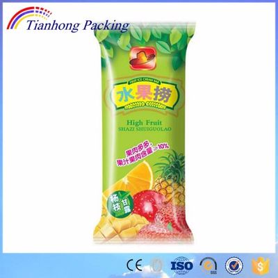 Confezione Bopp in plastica per design personalizzato Popsicle confezionamento sacchetto di dolci surgelati