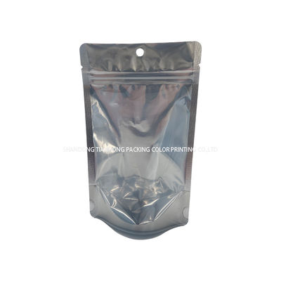 Sacchetti di imballaggio alimentare in foglio di alluminio Mylar in plastica con lucchetto a cartoncino per luci matt personalizzate