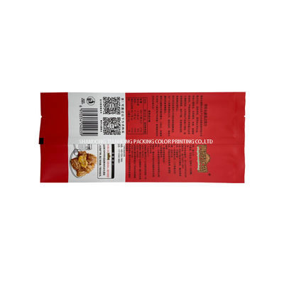 3 Side Seal Zipper Bag For Seafood Top Zip Plastico impermeabile Airproof Food