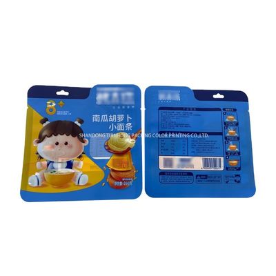 3 Side Seal Zipper Bag For Seafood Top Zip Plastico impermeabile Airproof Food
