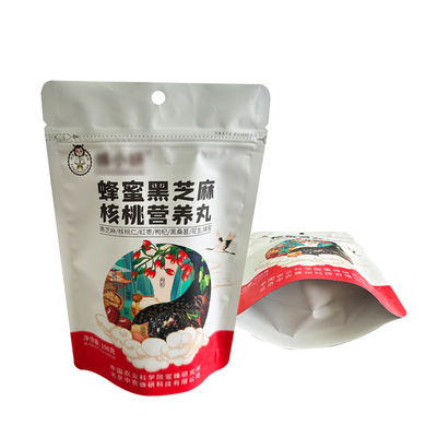 Sacchetti con serratura a zip personalizzati per imballaggi alimentari realizzati in materiale laminato