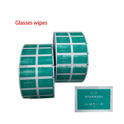 30-1100 mm Larghezza Flexografia Stampata in Folia di Aluminio di Gravura per Bzk Wipes Sachets